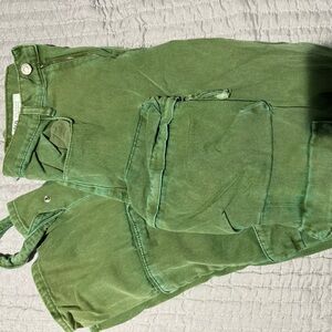 Zara Green Cargo Pants
